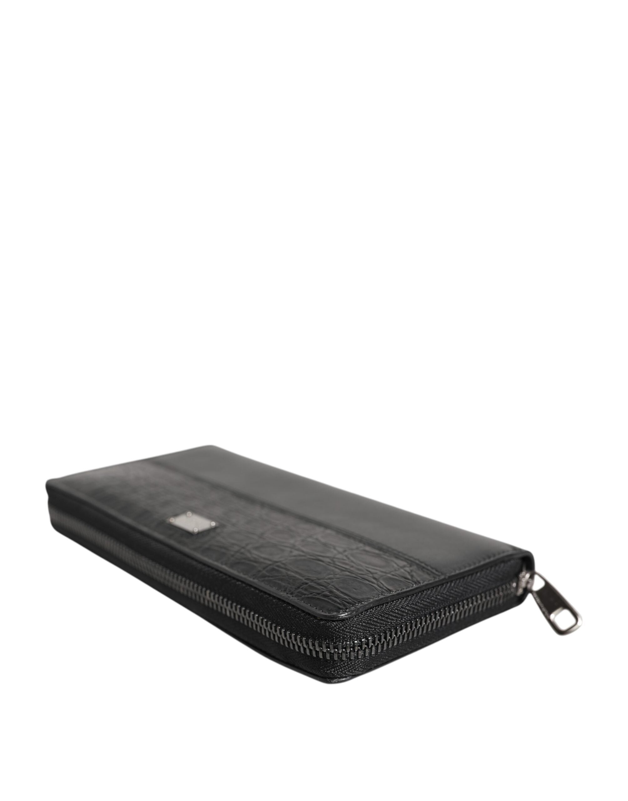 Portefeuille continental Dolce &amp; Gabbana en cuir d'autruche vert exquis