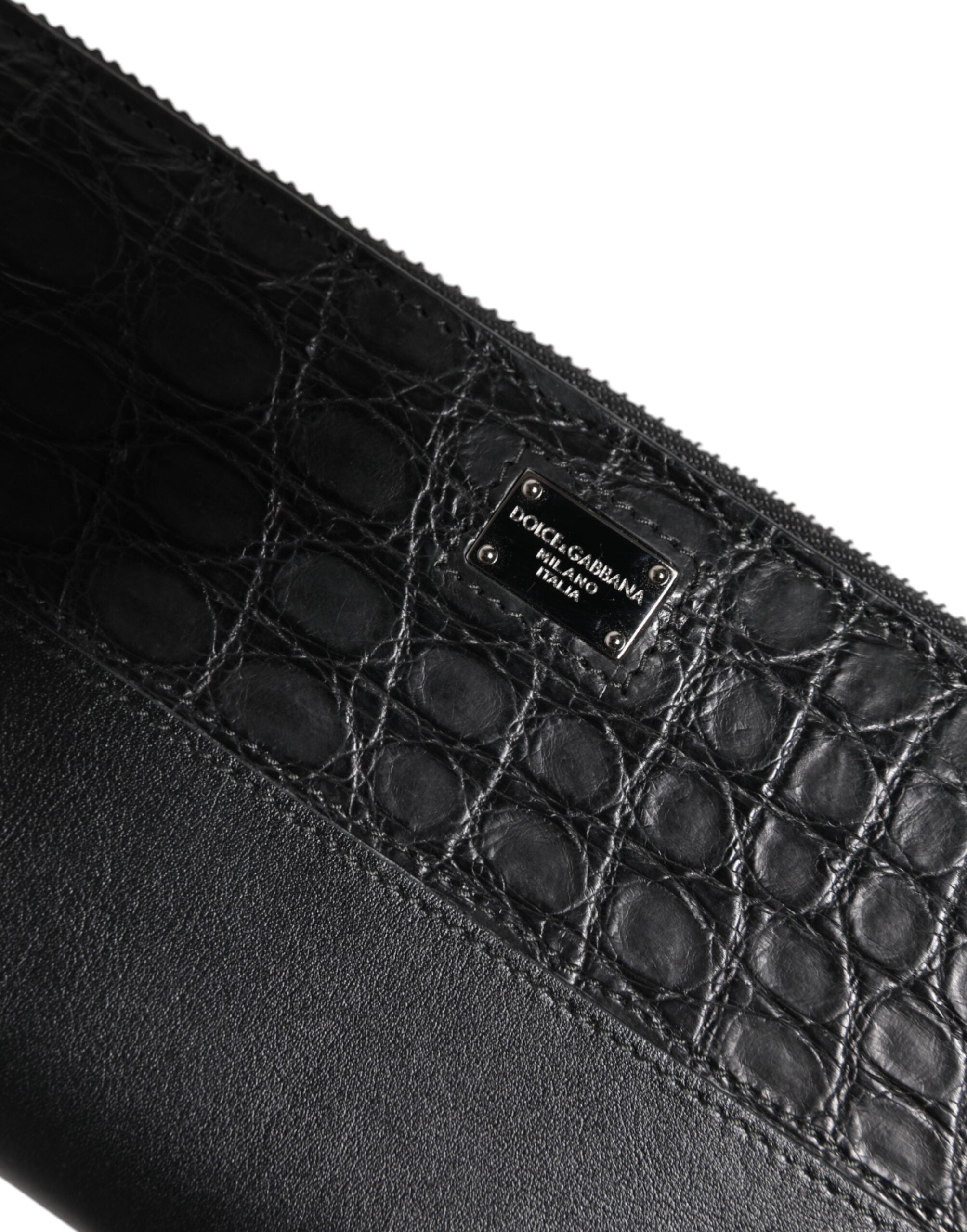 Portefeuille continental Dolce &amp; Gabbana en cuir d'autruche vert exquis