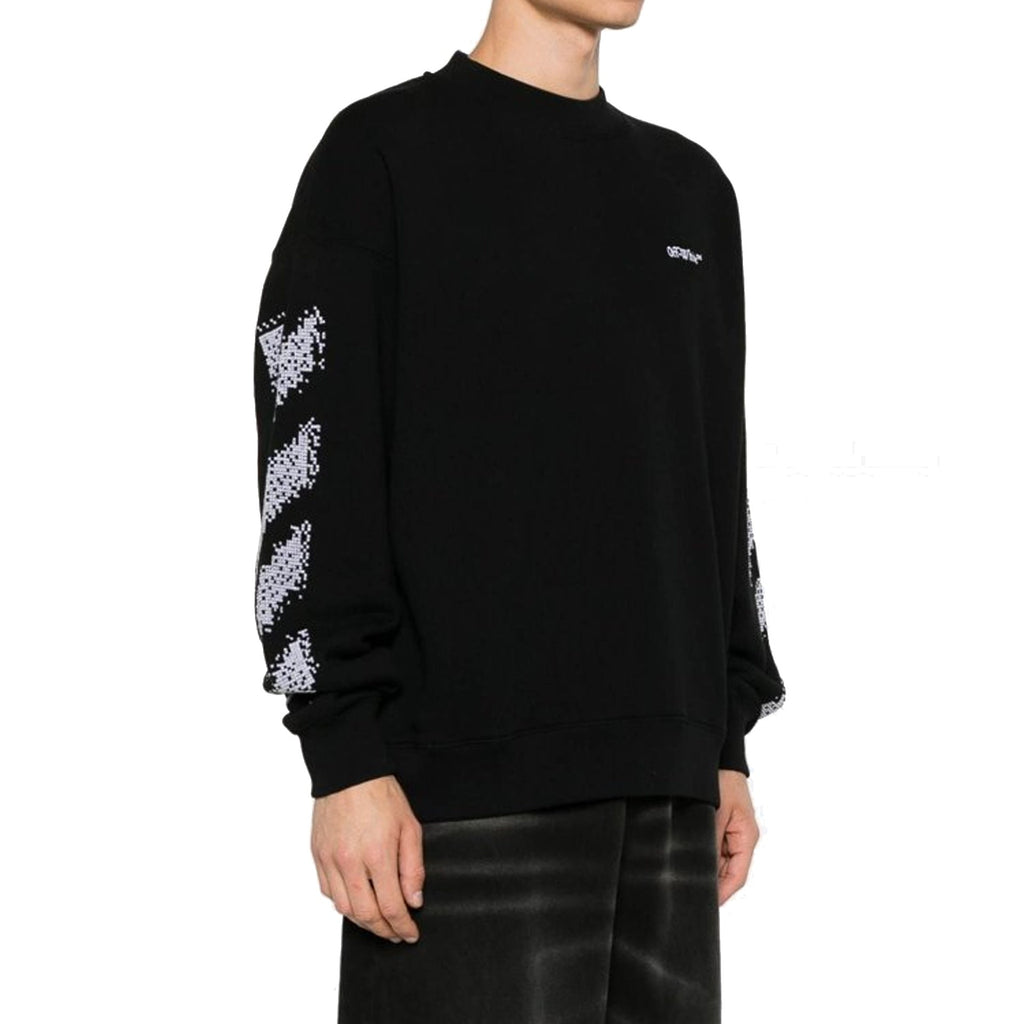 Off White Pixel Diag Sweatshirt - MEN CLOTHING - OFF - WHITE - Tluxy New