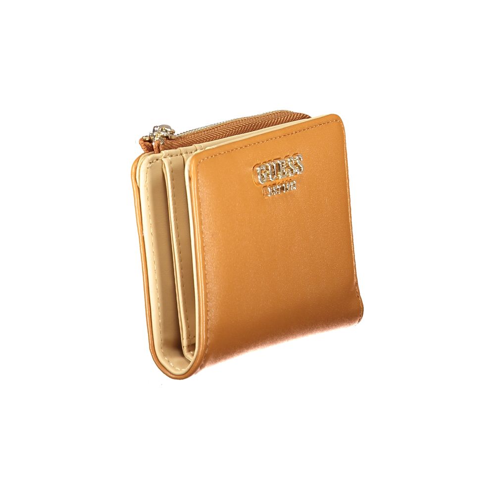 Guess Jeans Brown Polyethylene Wallet