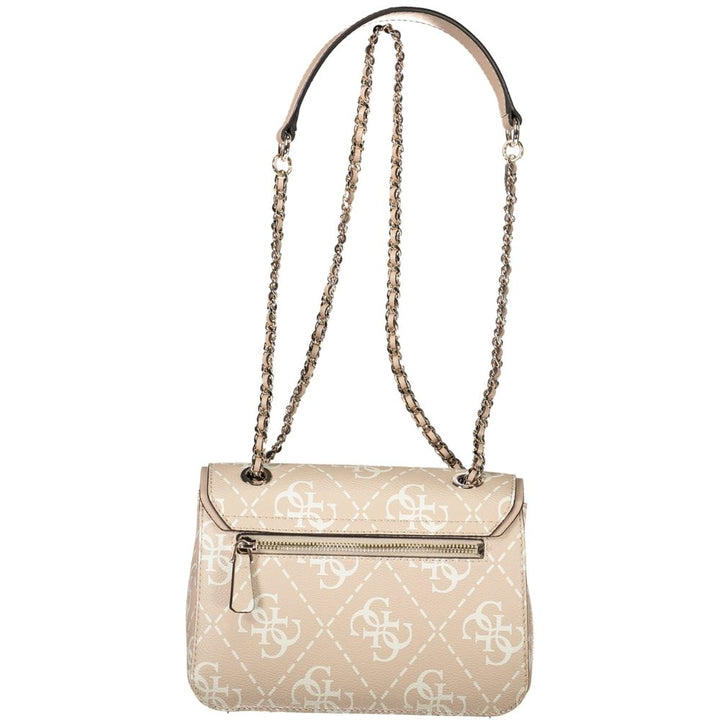 Guess Jeans Pink Polyethylene Handbag