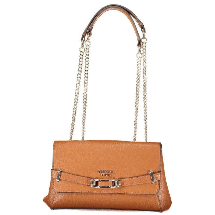 Guess Jeans Brown Polyethylene Handbag
