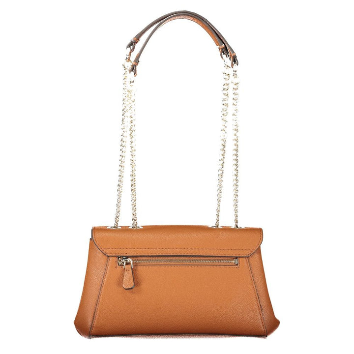 Guess Jeans Brown Polyethylene Handbag