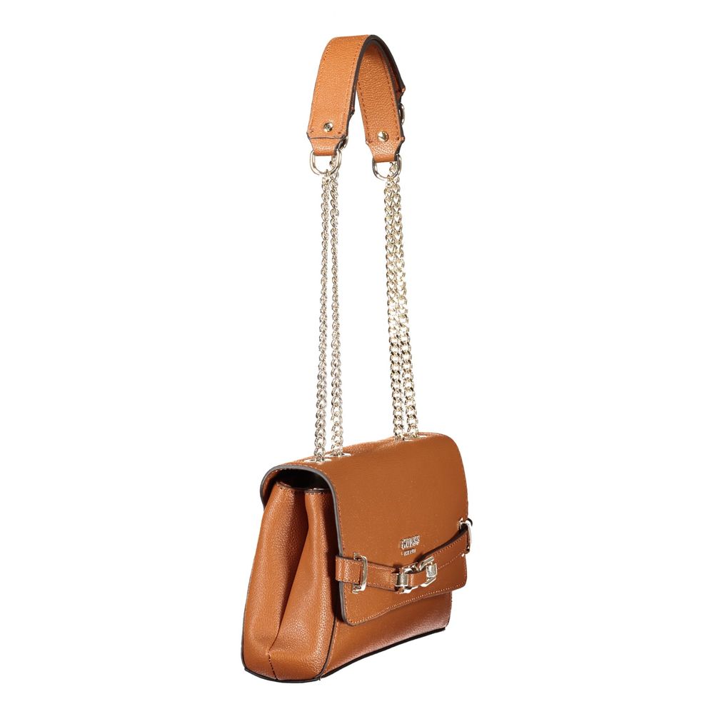 Guess Jeans Brown Polyethylene Handbag