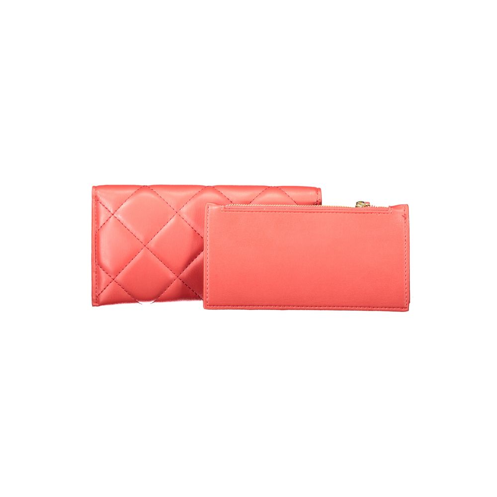 Mario Valentino Red Polyethylene Wallet