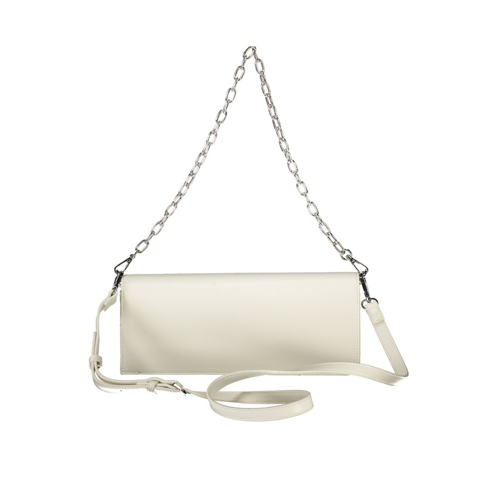 Mario Valentino White Polyethylene Handbag