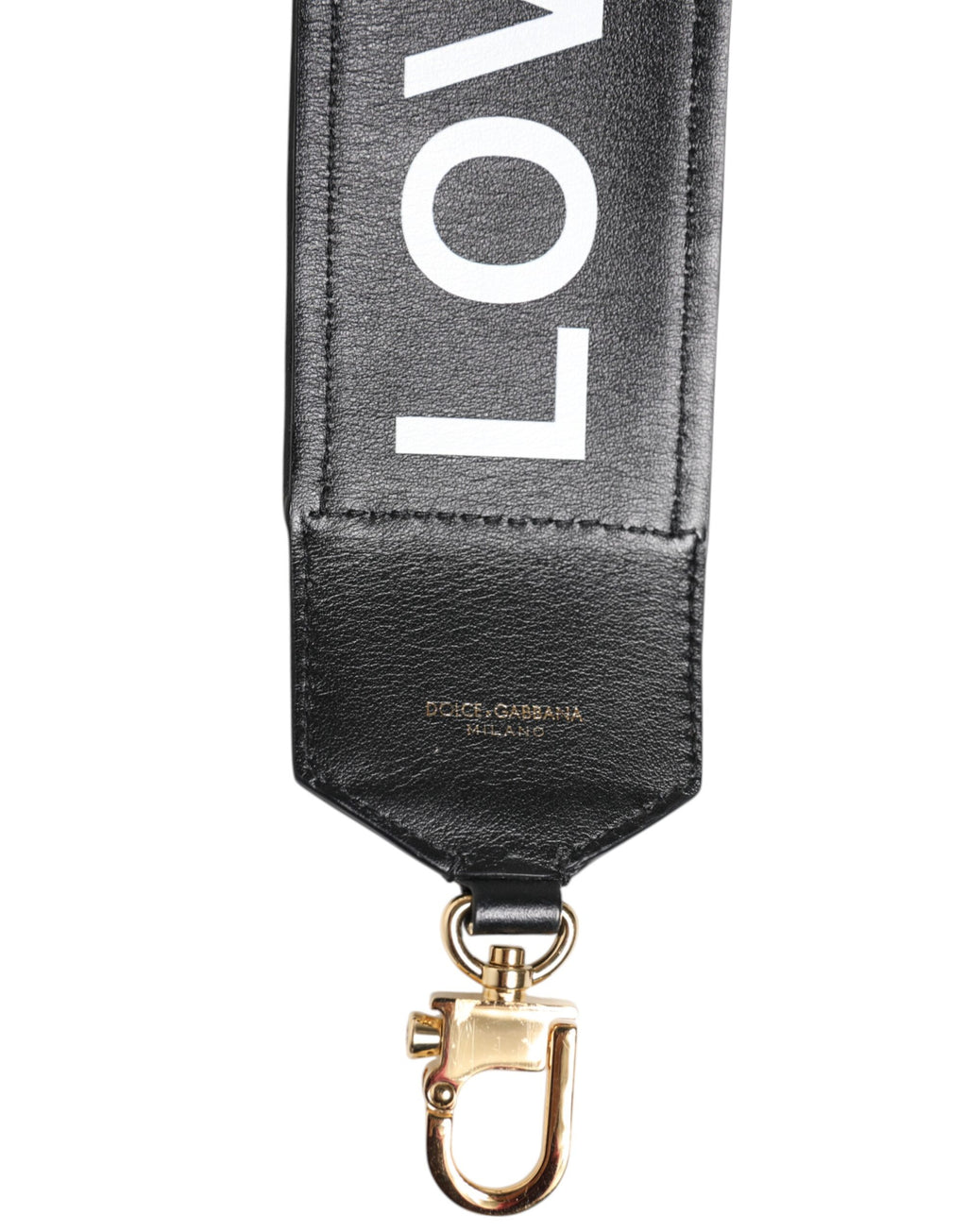Sac bandoulière réversible imprimé léopard noir Dolce &amp; Gabbana