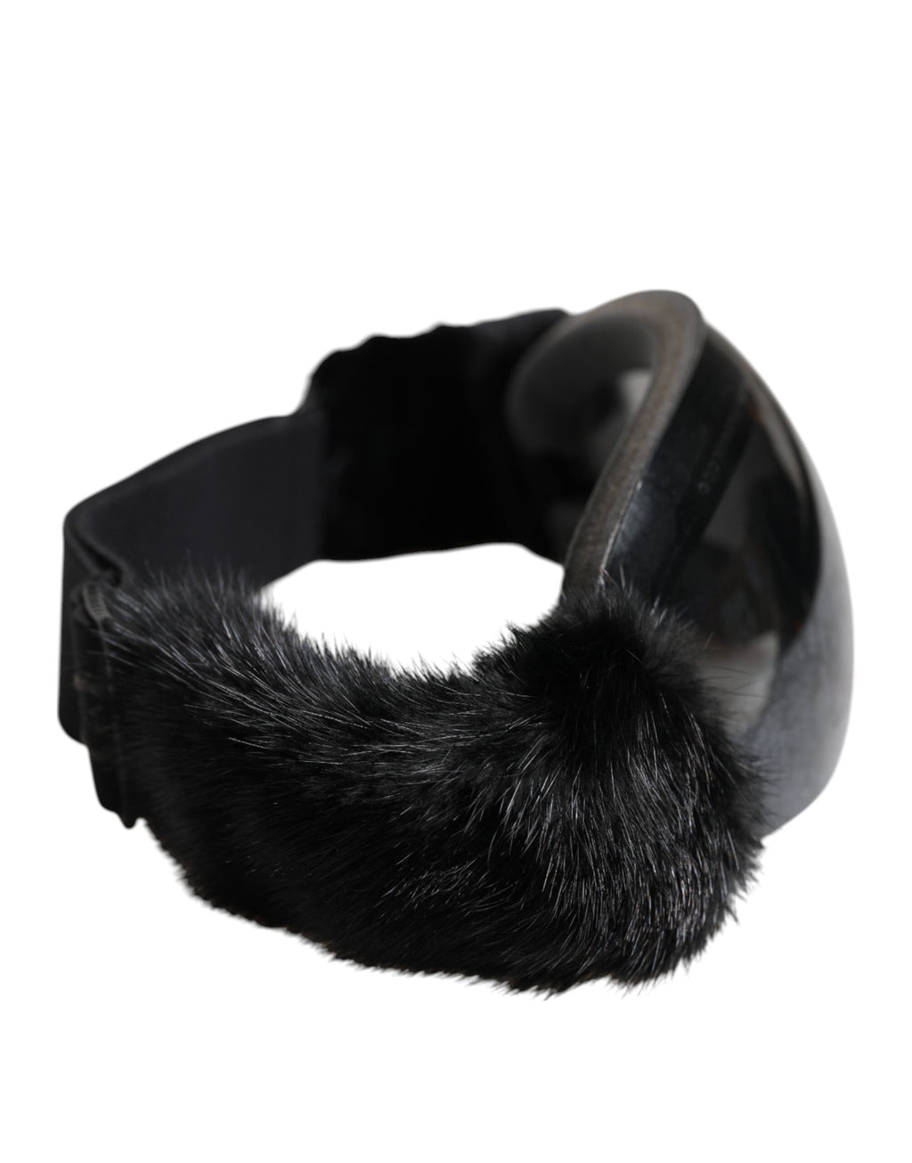 Lunettes de soleil Dolce &amp; Gabbana noires BI0759 en dentelle effet miroir pour masque de ski