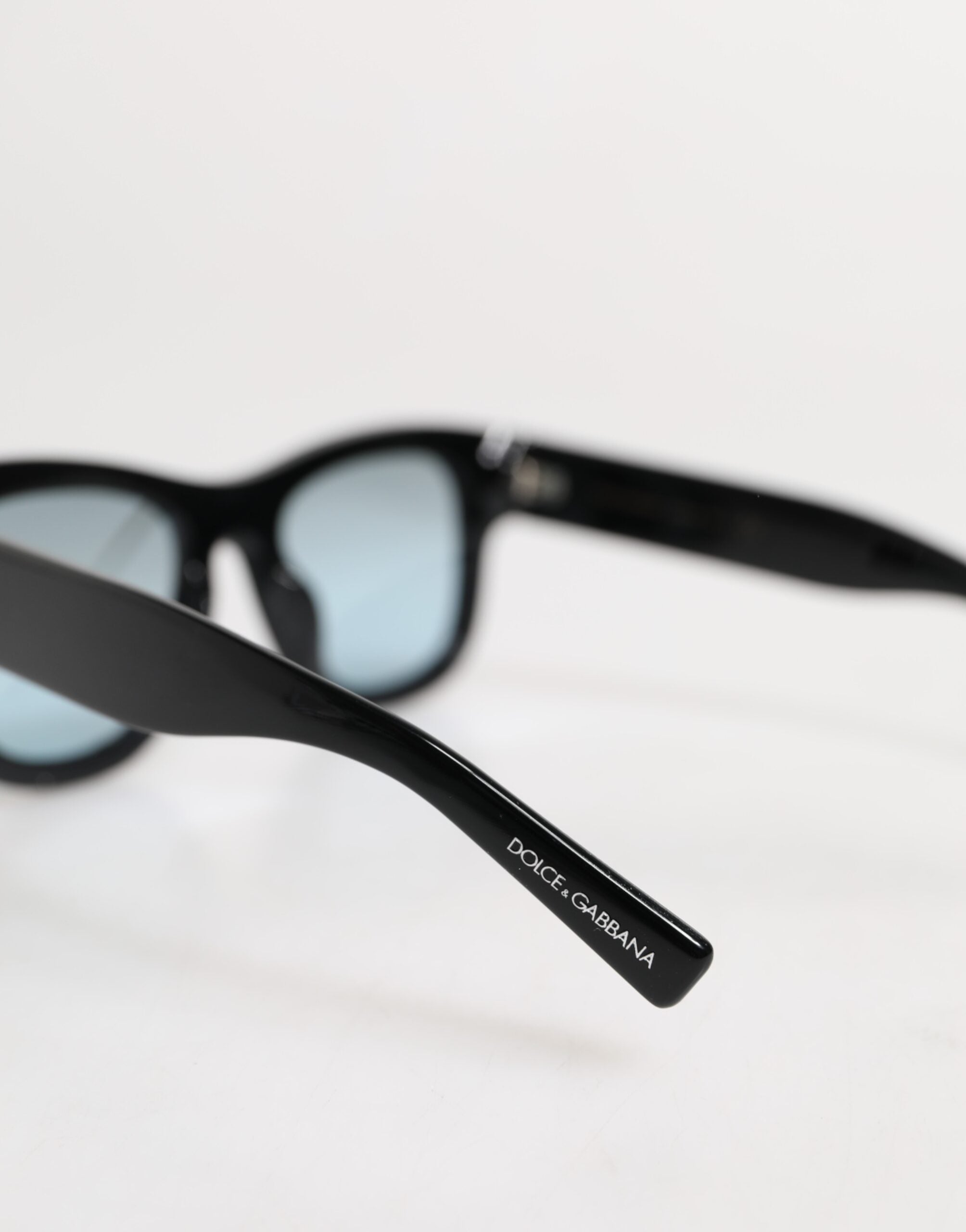 Dolce &amp; Gabbana Blau Schwarz Marmoriertes Metall DG2215K Brillen Sonnenbrille