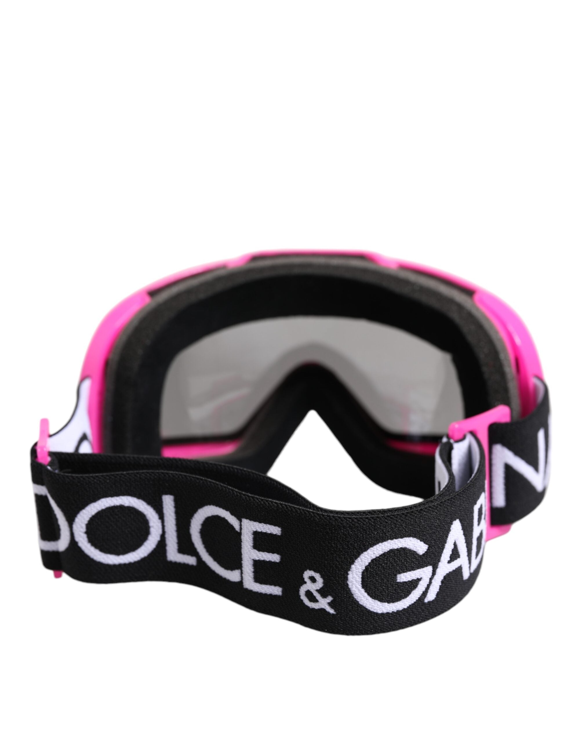 Dolce &amp; Gabbana Fuchsia Pink Logo Skibrille DG6182 Maske Sonnenbrille