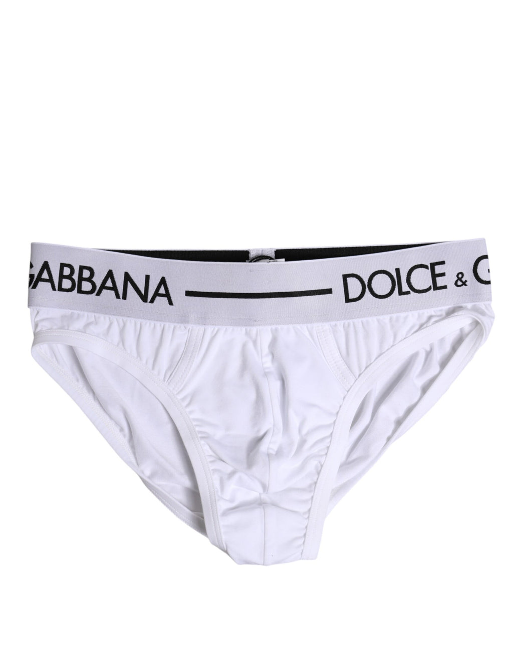 Dolce &amp; Gabbana – Weiße Slips aus Stretch-Baumwolle in normaler Passform