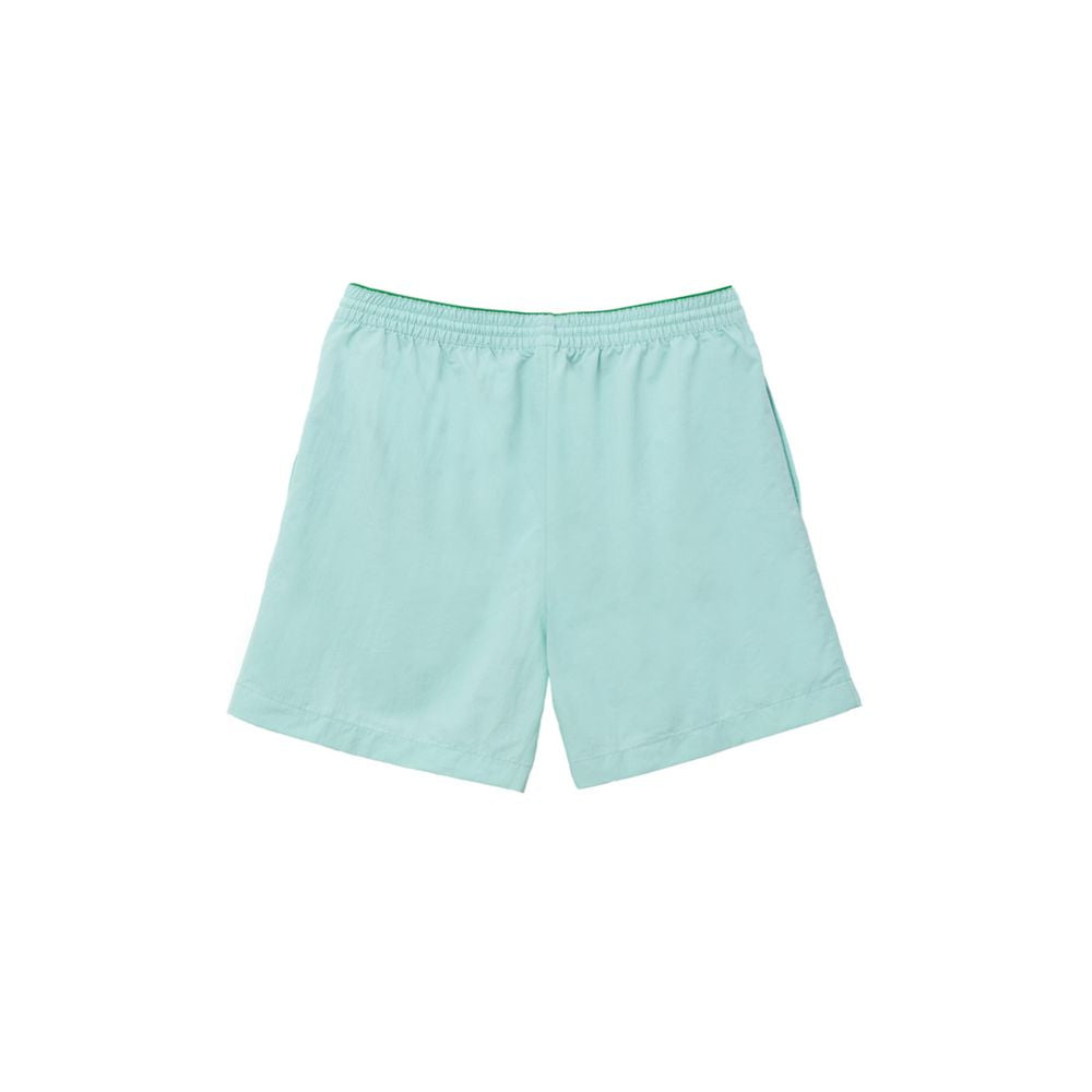Bottega Veneta Türkisfarbene Badeshorts aus Polyamid