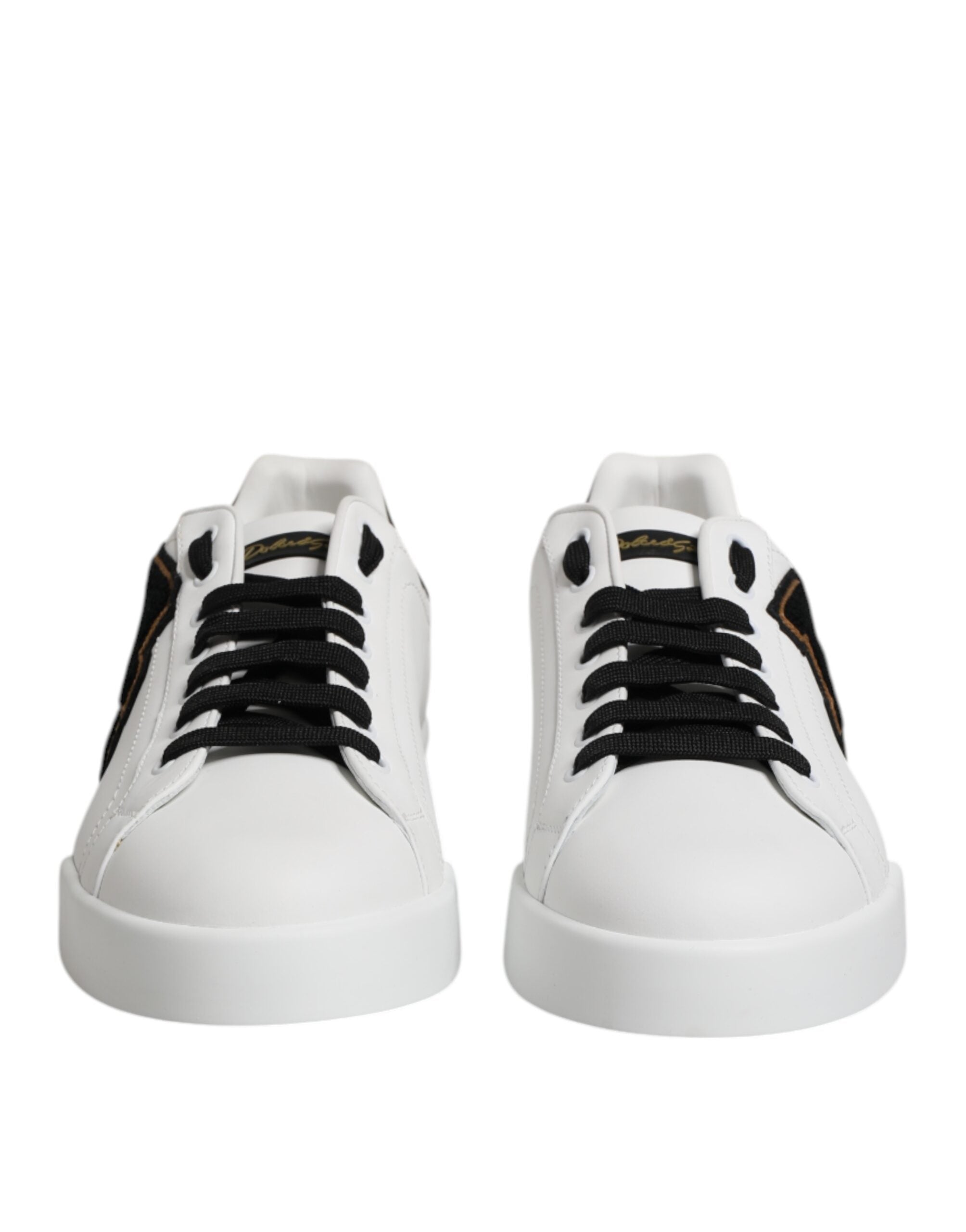 Baskets basses blanches Dolce &amp; Gabbana Portofino avec logo DG