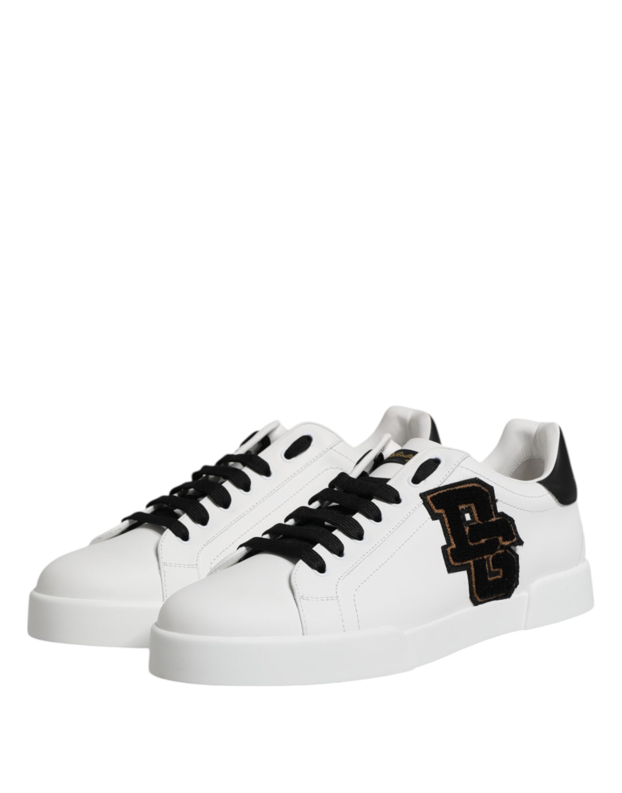 Baskets basses blanches Dolce &amp; Gabbana Portofino avec logo DG