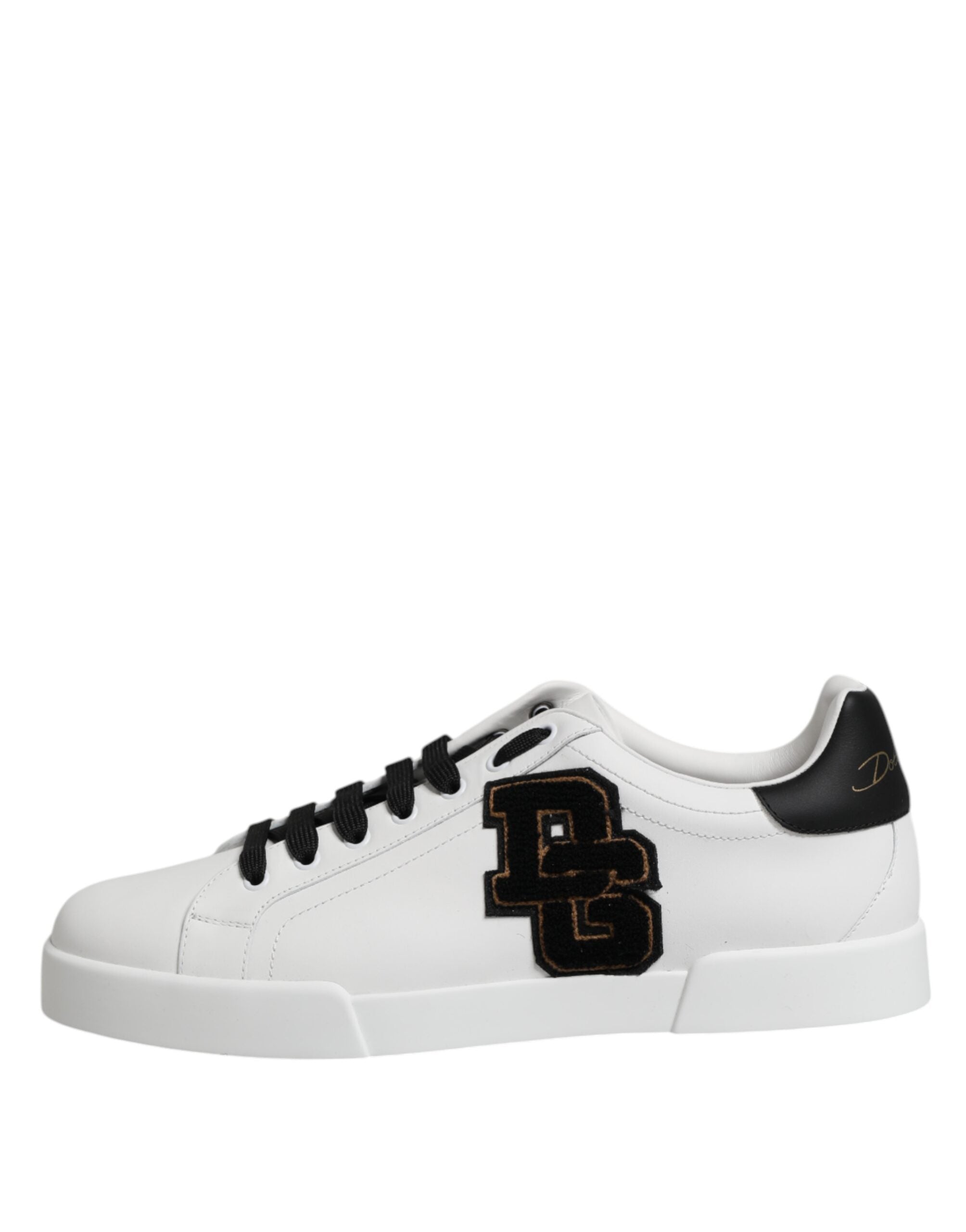 Baskets basses blanches Dolce &amp; Gabbana Portofino avec logo DG