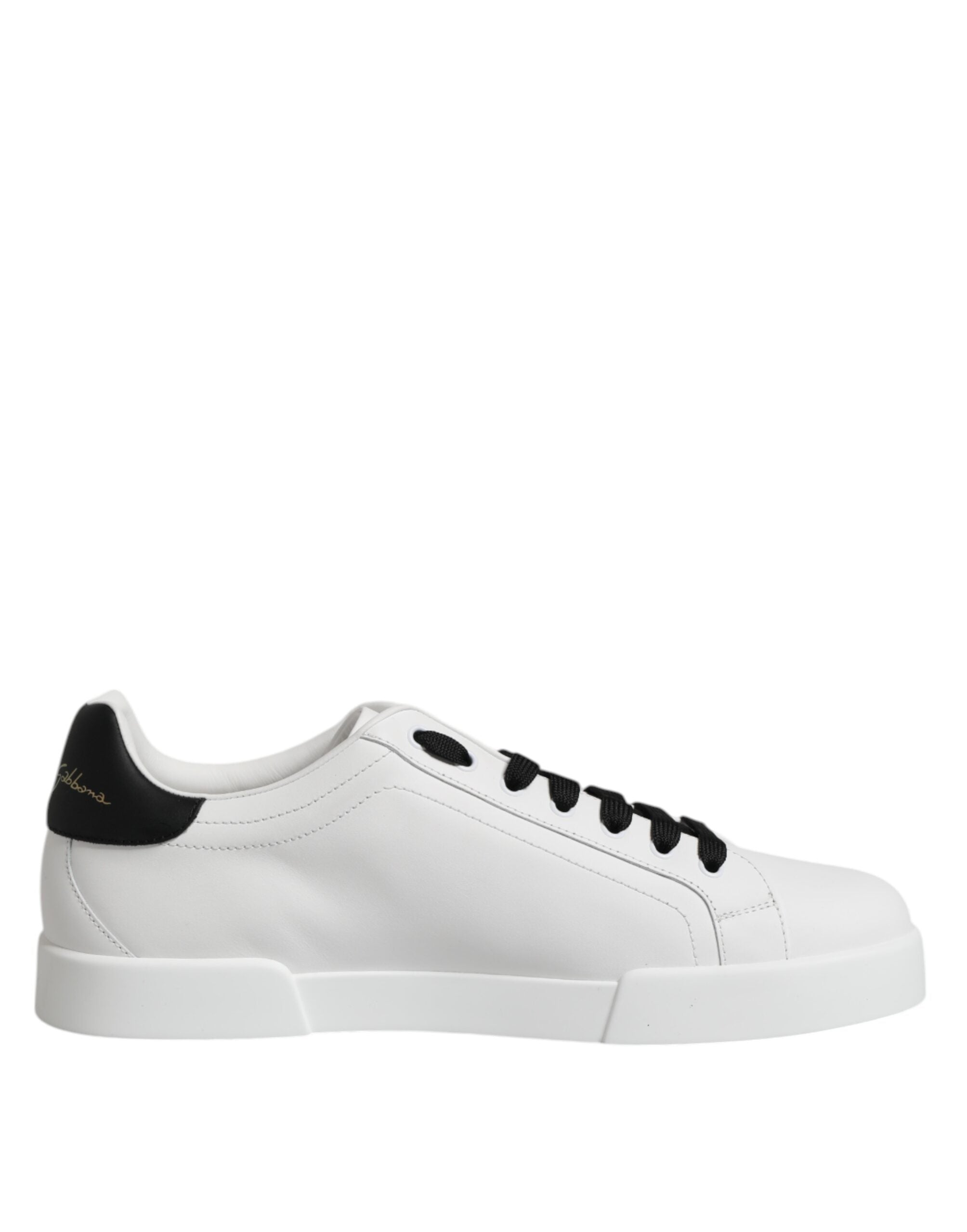 Baskets basses blanches Dolce &amp; Gabbana Portofino avec logo DG