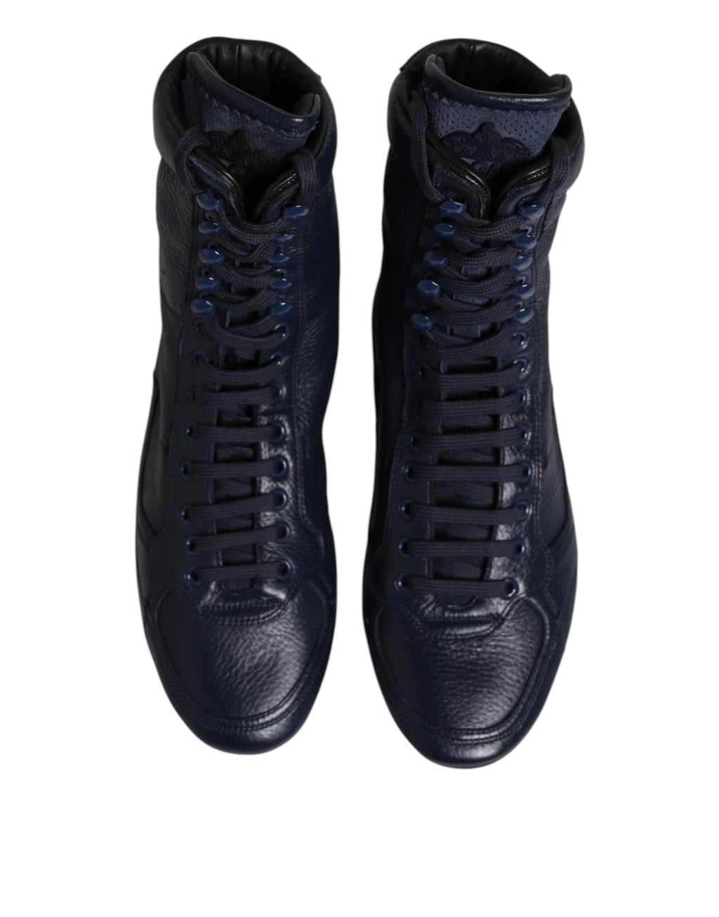 Baskets montantes Dolce &amp; Gabbana KING en cuir bleu foncé