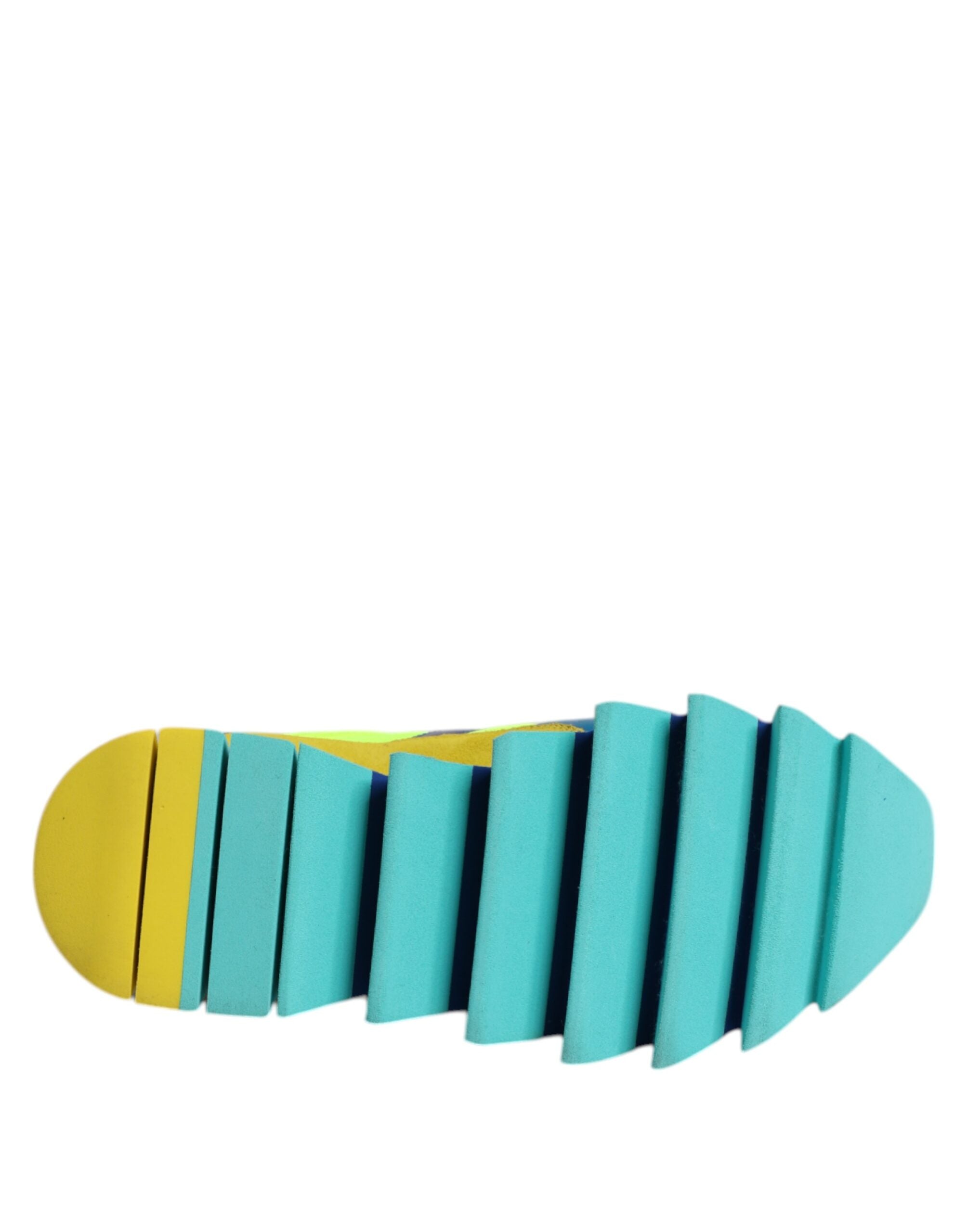 Baskets basses en cuir multicolores Dolce &amp; Gabbana pour homme