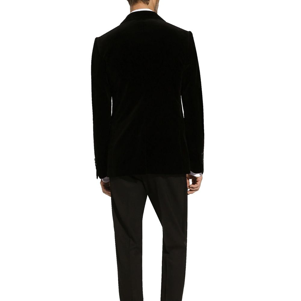 Veste de smoking en velours Dolce &amp; Gabbana