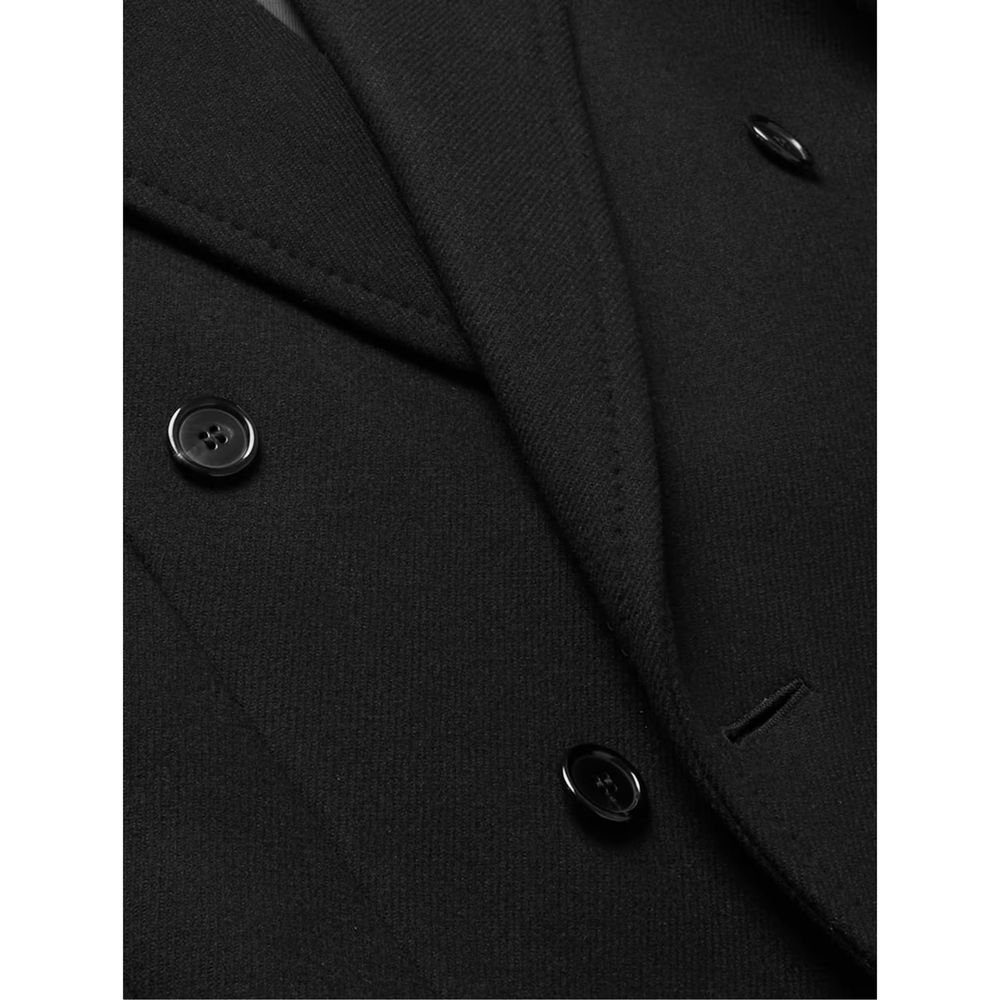 Manteau croisé en laine Saint Laurent