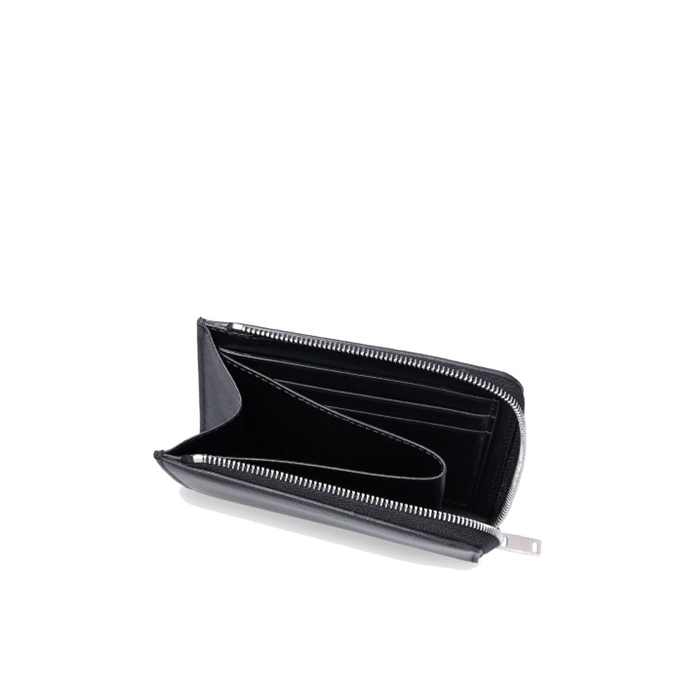 Portefeuille en cuir nappa avec logo Jil Sander