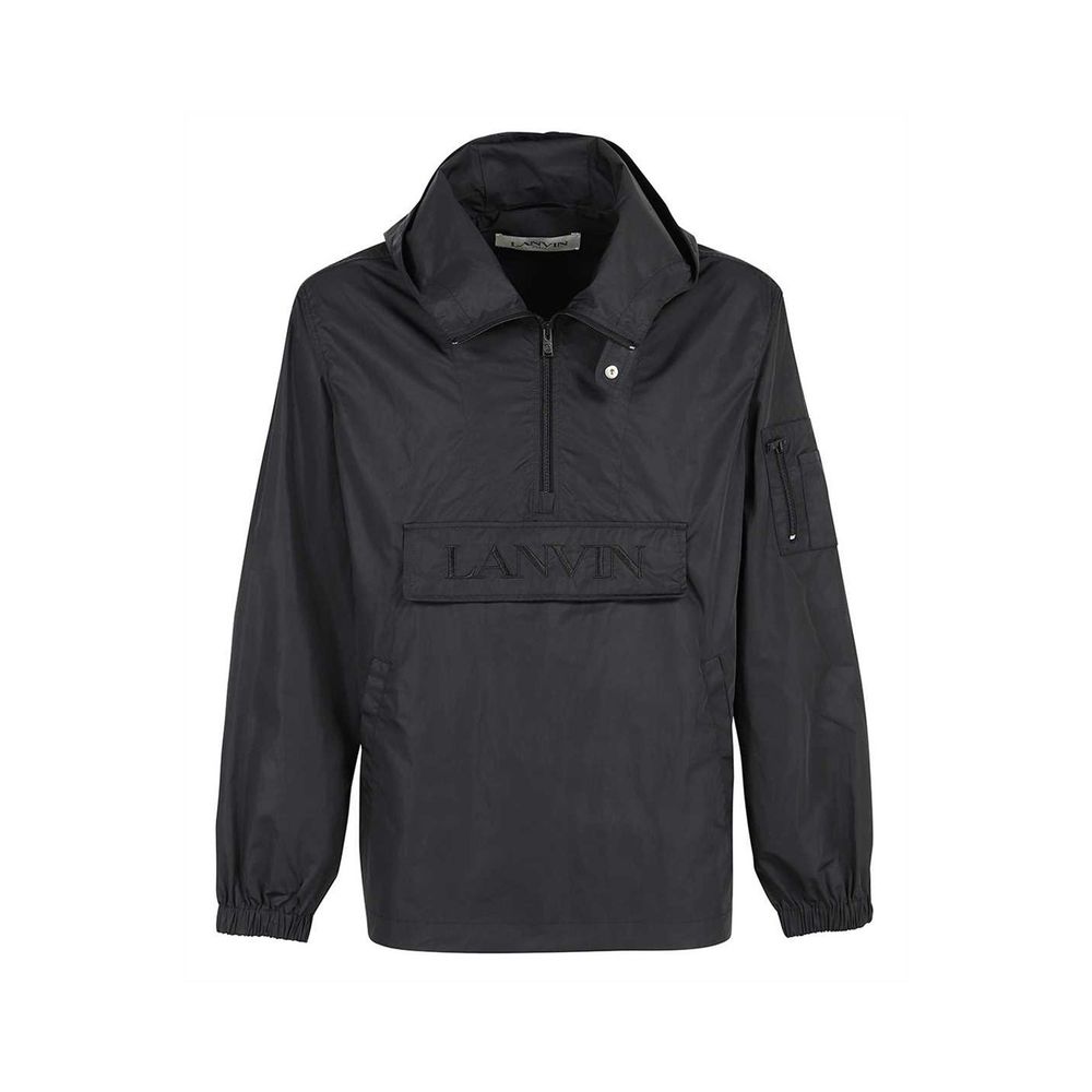 Windjacke mit Kapuze und Lanvin-Logo