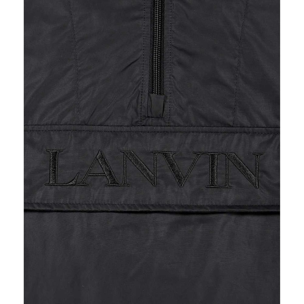 Windjacke mit Kapuze und Lanvin-Logo