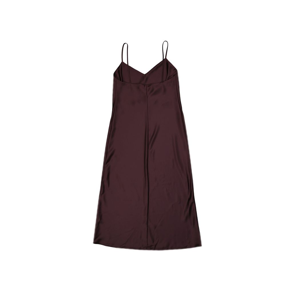 BLANCA VITA Midi-Slipkleid aus Satin in Akazienoptik