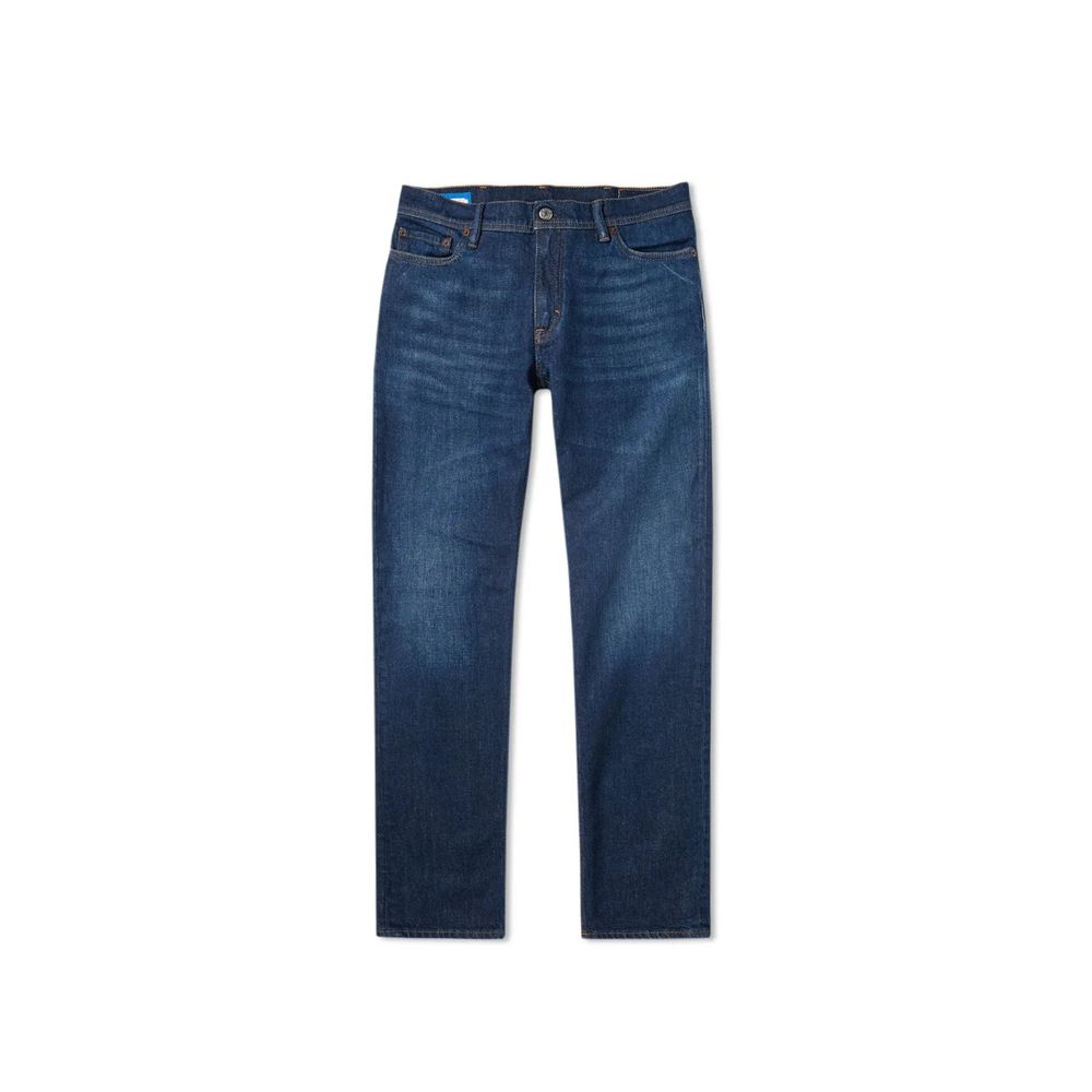 Acne Studios Blå Konst Jeans aus Baumwolldenim