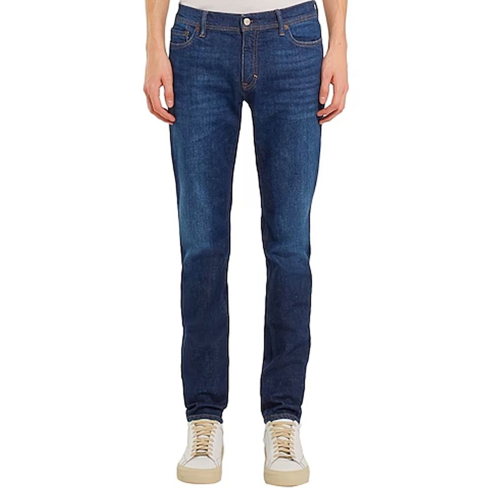 Acne Studios – River – Dunkelblaue Jeans aus Baumwolldenim