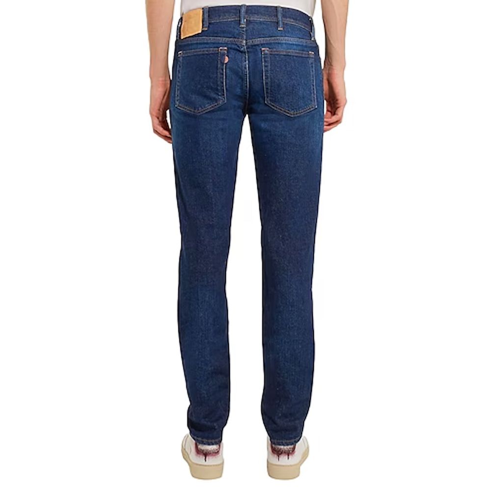 Acne Studios – River – Dunkelblaue Jeans aus Baumwolldenim