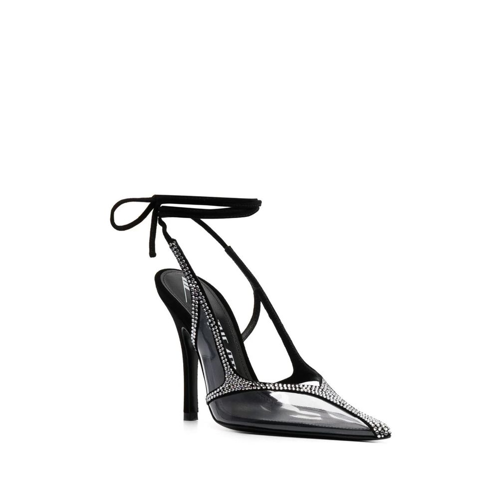 Die Attico Venus Chrome Slingback-Pumps