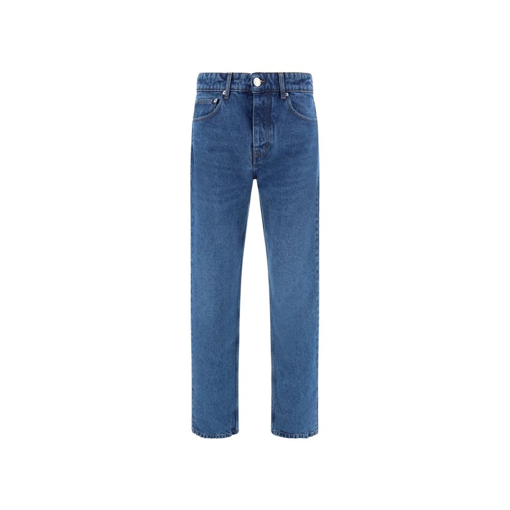 Jean en denim de coton Ami Paris