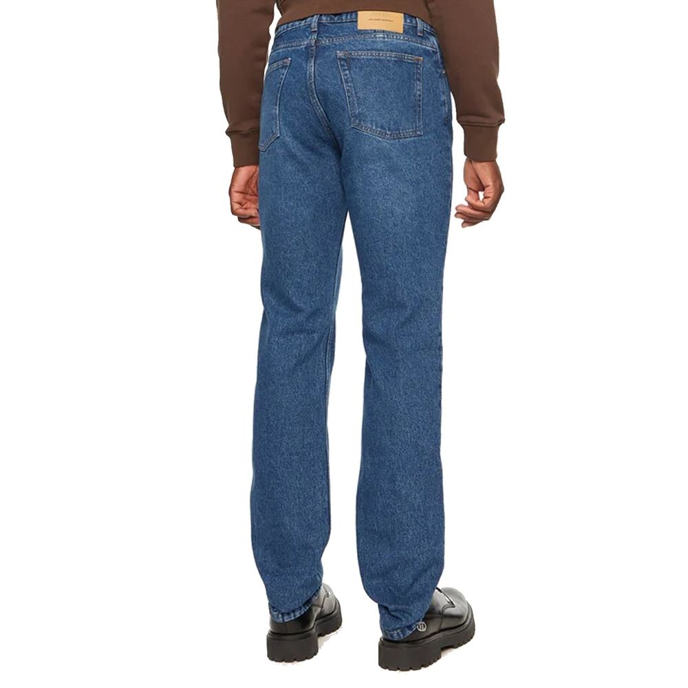 Jean en denim de coton Ami Paris