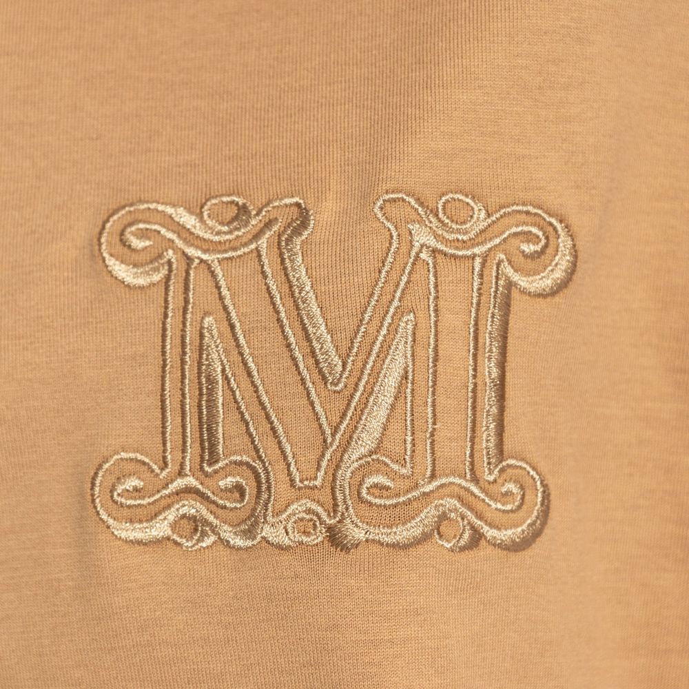 T-shirt brodé avec le logo Mango de Max Mara