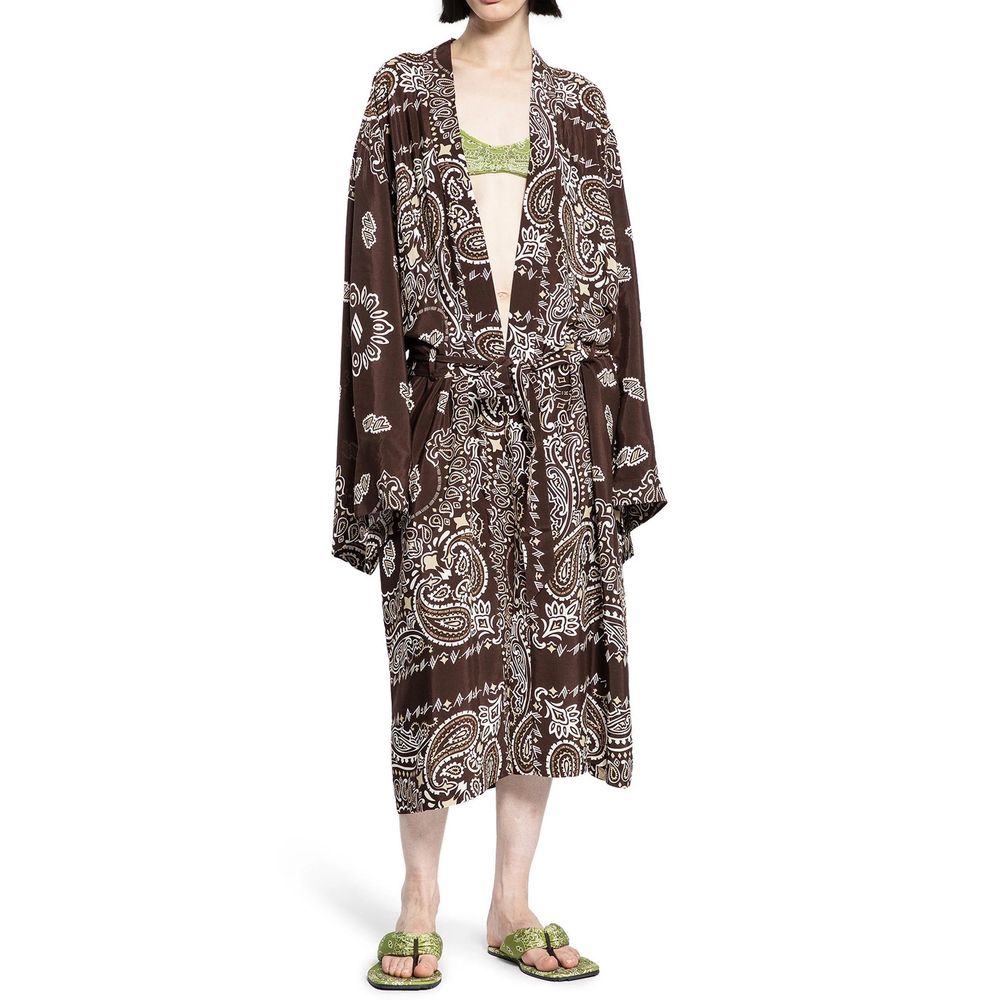 The Attico – Bedrucktes Kaftankleid aus Viskose-Twill