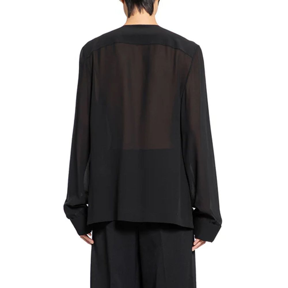 Chemise en soie Saint Laurent