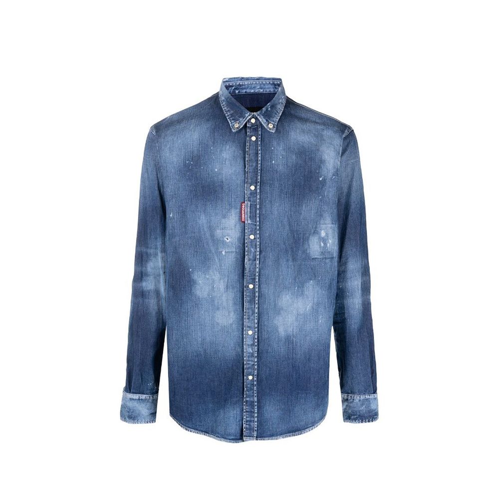 Dsquared² Jeanshemd mit Distressed-Effekt