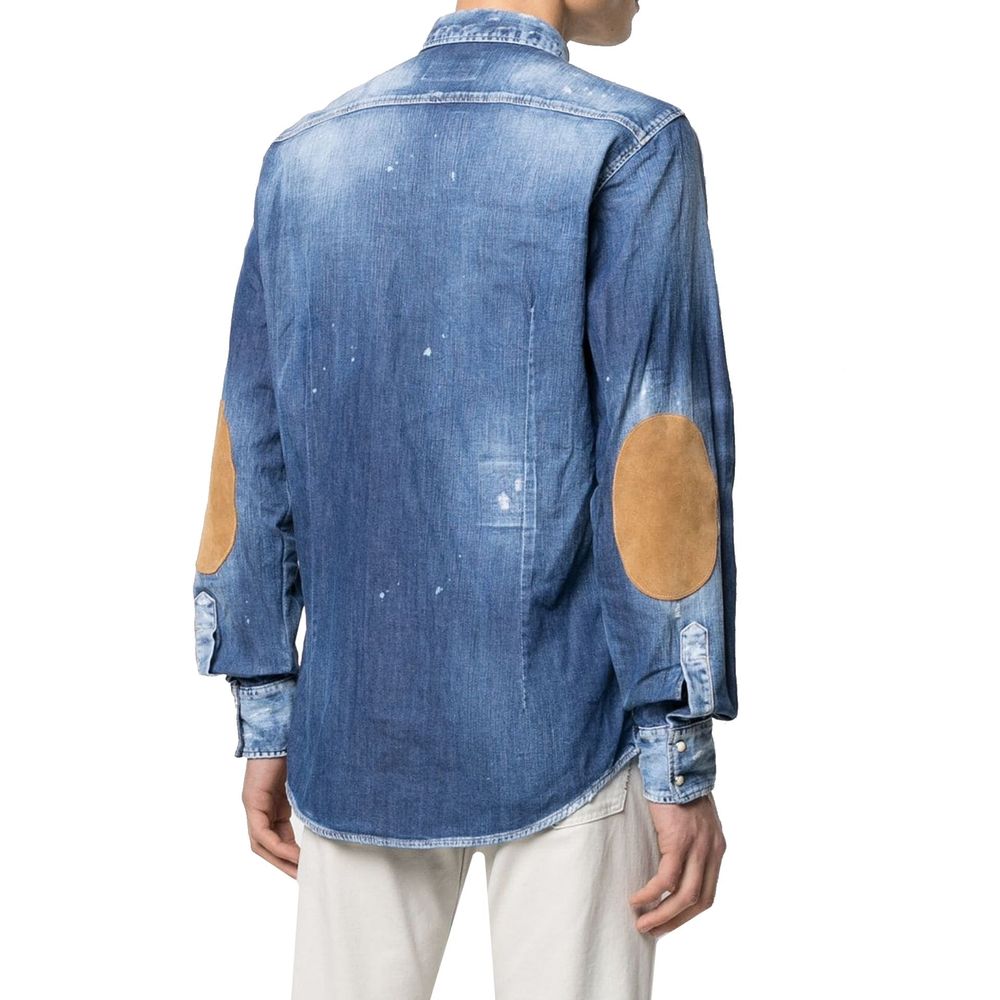 Dsquared² Jeanshemd mit Distressed-Effekt