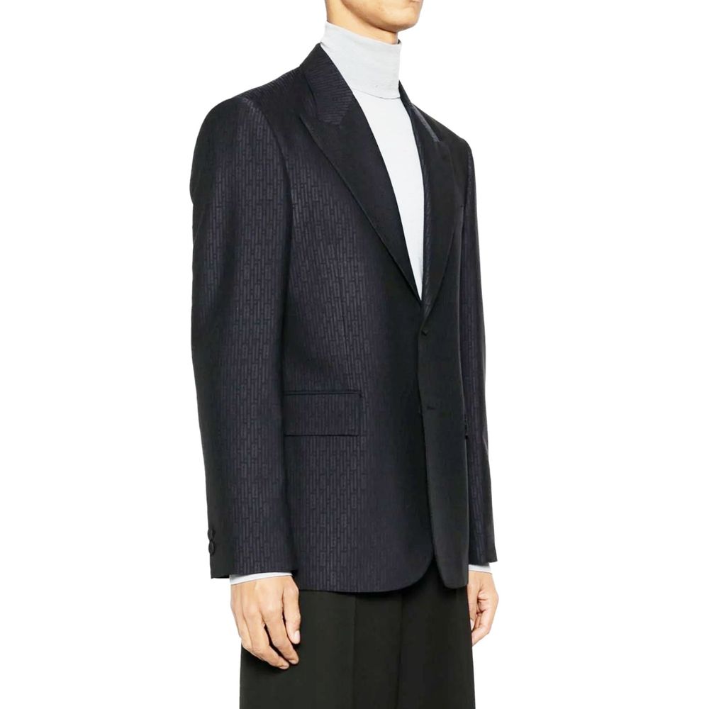 Fendi Wolljacke mit FF-Motiv