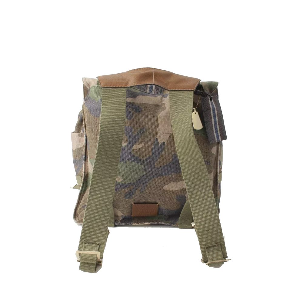 Sac à dos militaire en toile Valentino
