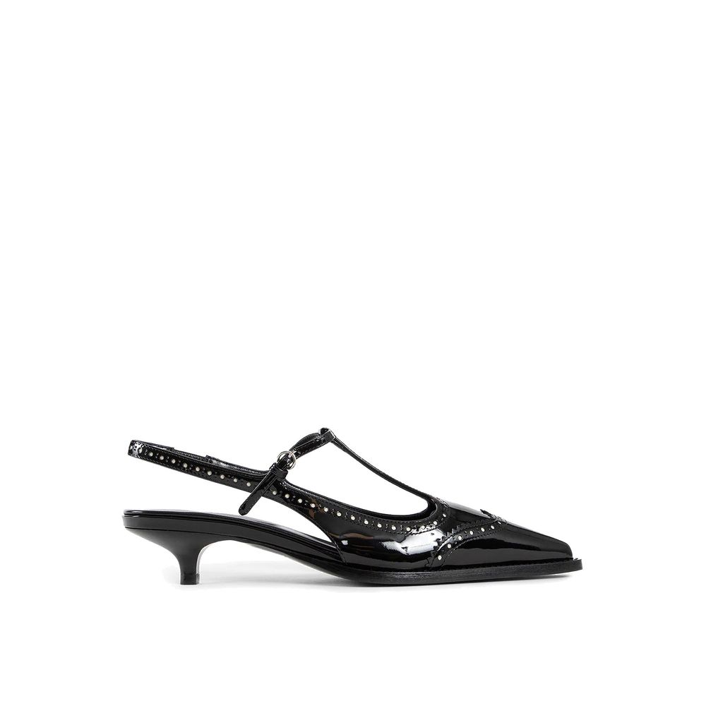 Miu Miu Slingback-Pumps aus Leder