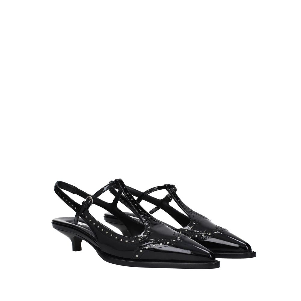 Miu Miu Slingback-Pumps aus Leder