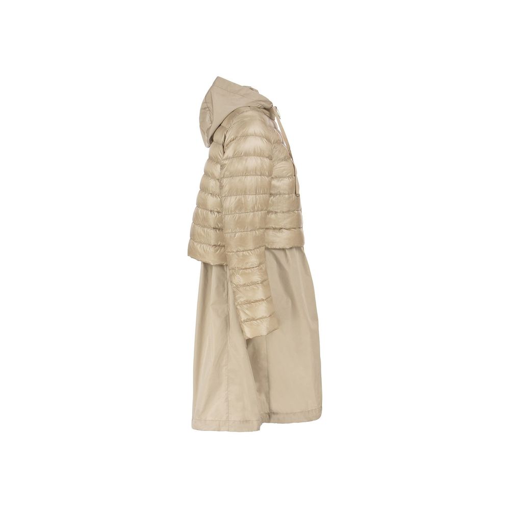 Manteau matelassé à ourlet en taffetas Herno
