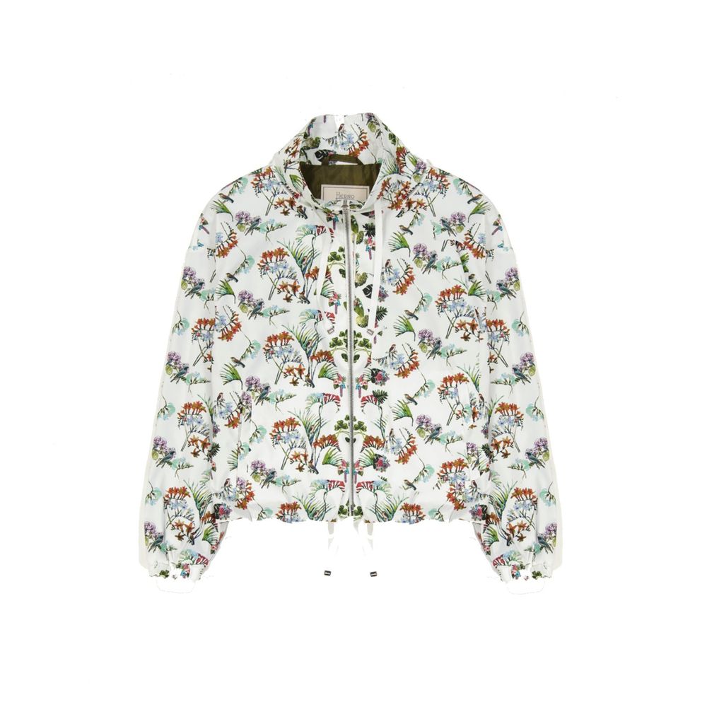 Herno Blouson aviateur à imprimé floral