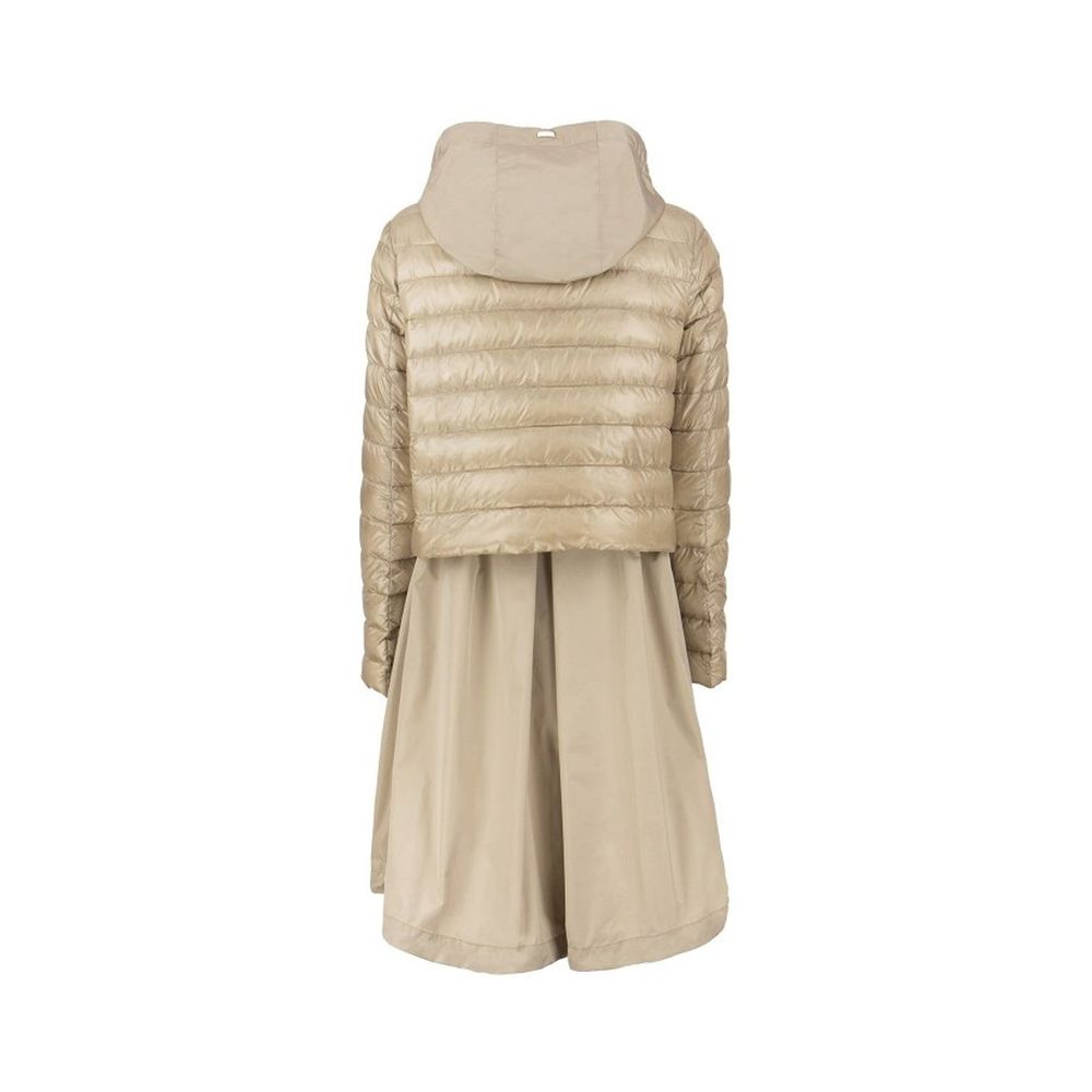 Manteau matelassé à ourlet en taffetas Herno