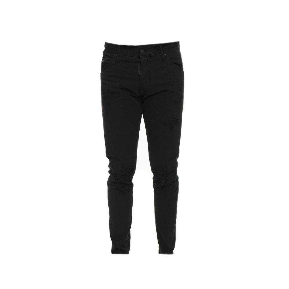 Dsquared² Schwarze Bull Skaterjeans