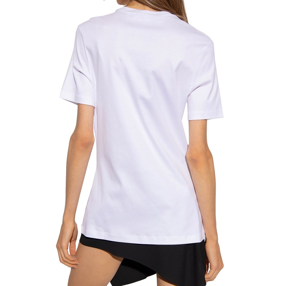 T-shirt en coton avec logo Versace