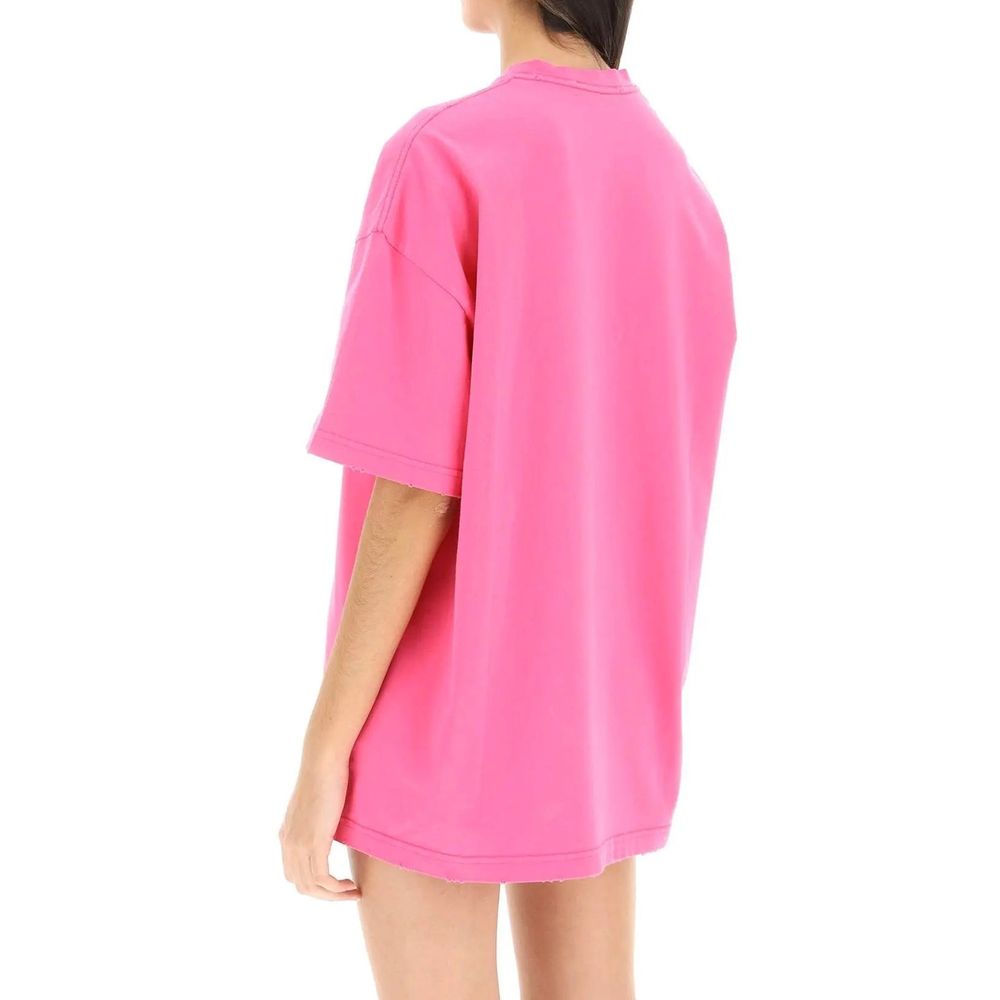 Haut en coton avec logo Versace