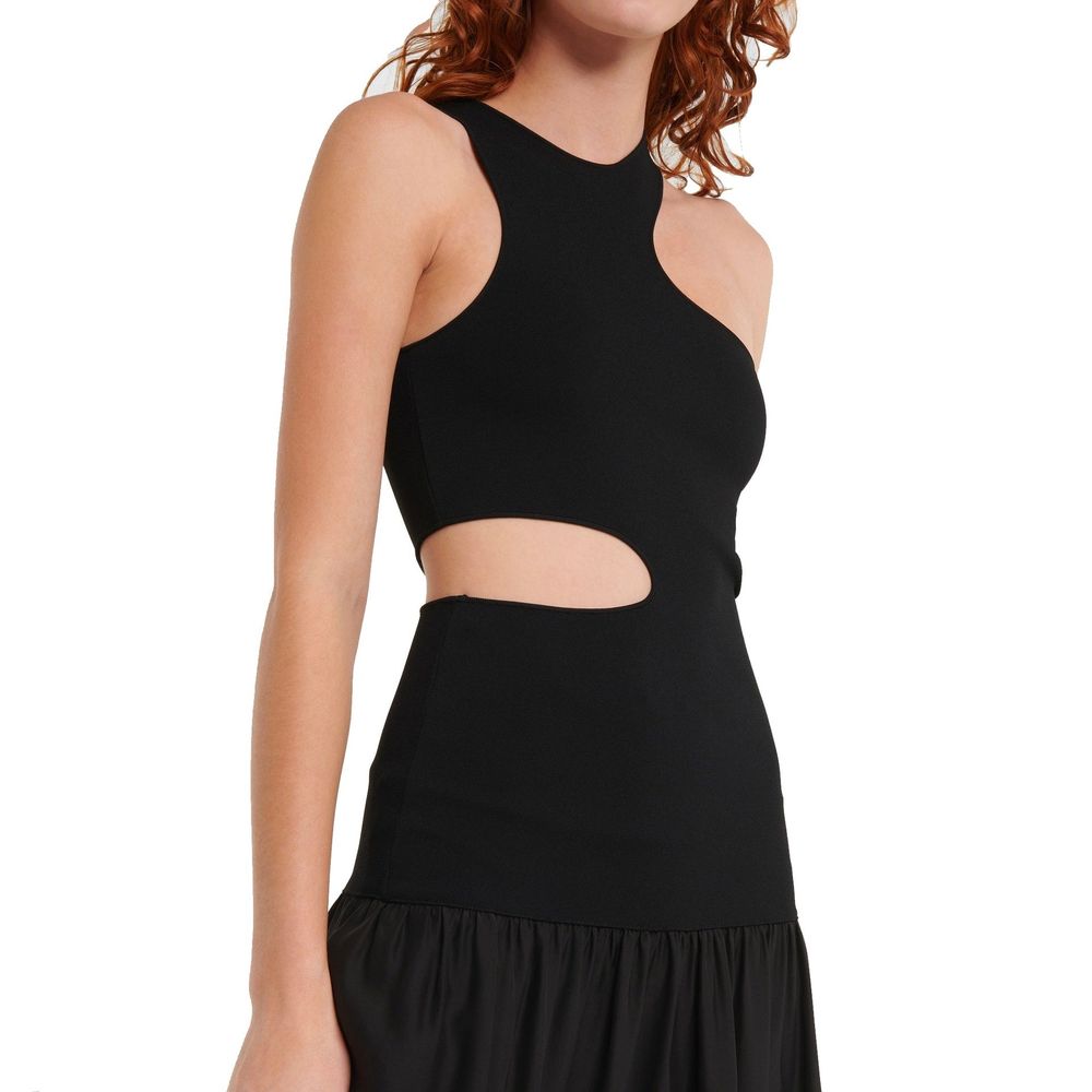 Stella McCartney – Maxikleid aus Seide mit Cut-outs